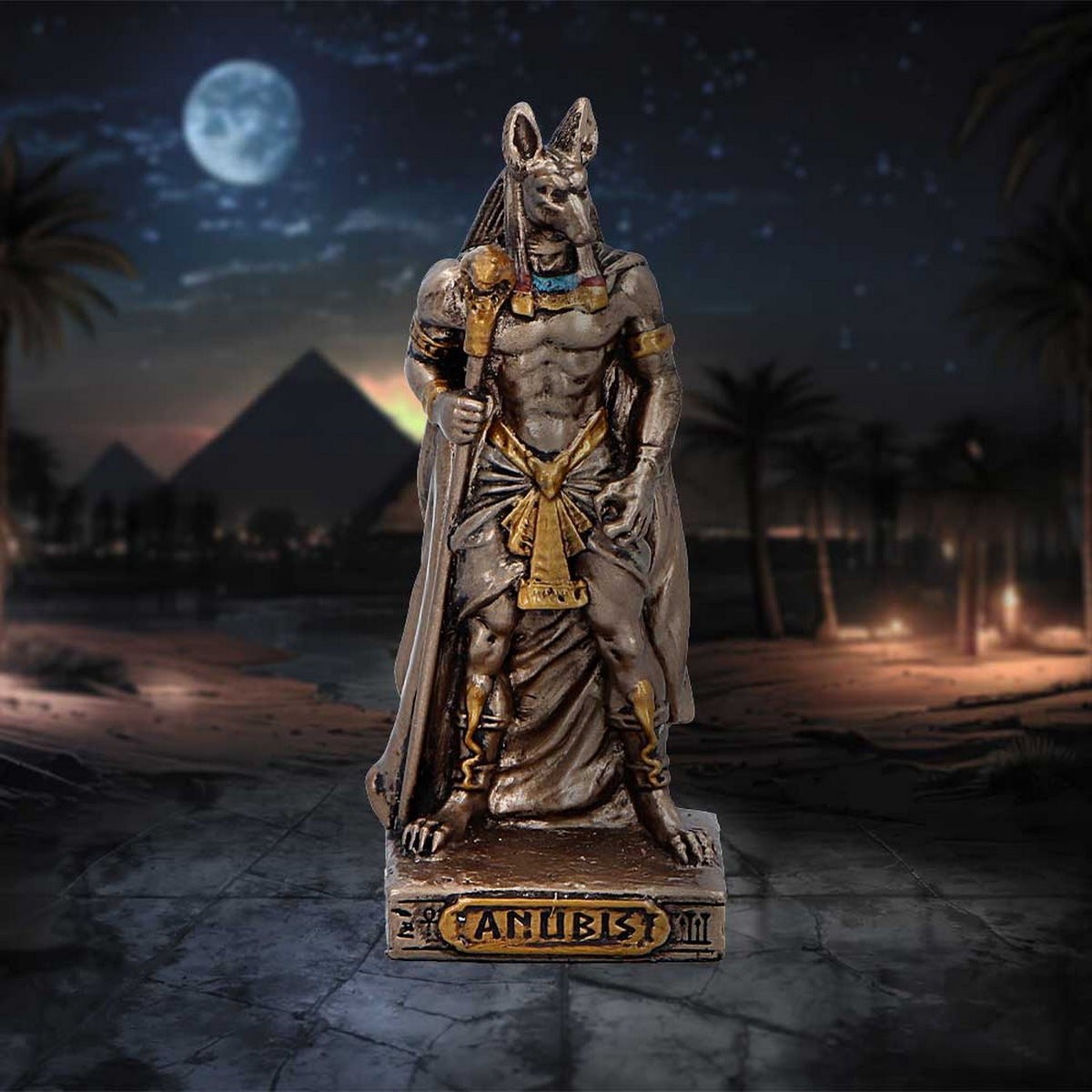 Anubis God of the Afterlife Mini Figurine D7439A26