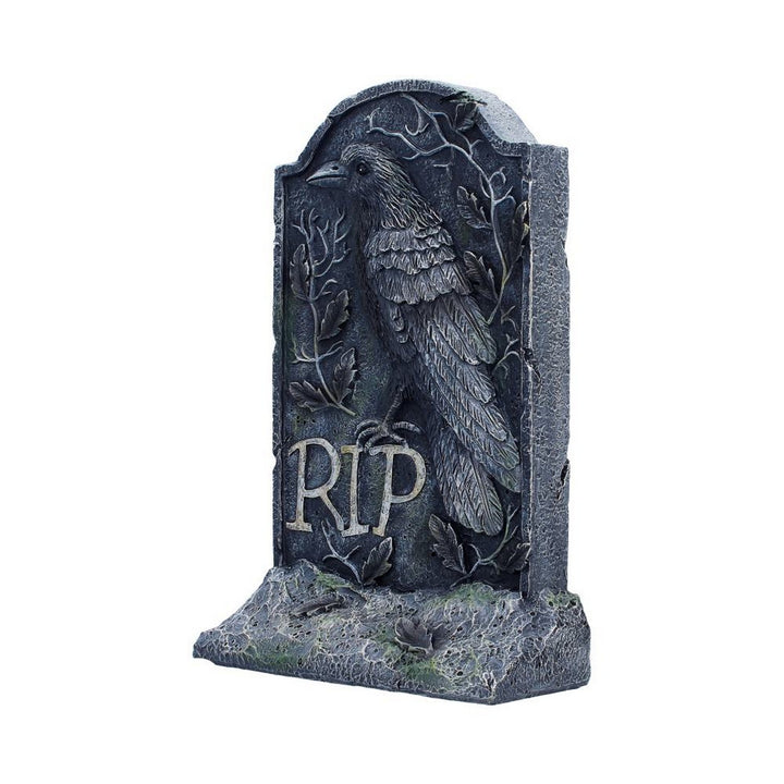 The Last Perch Gothic Raven Gravestone 25.3cm D7499B26