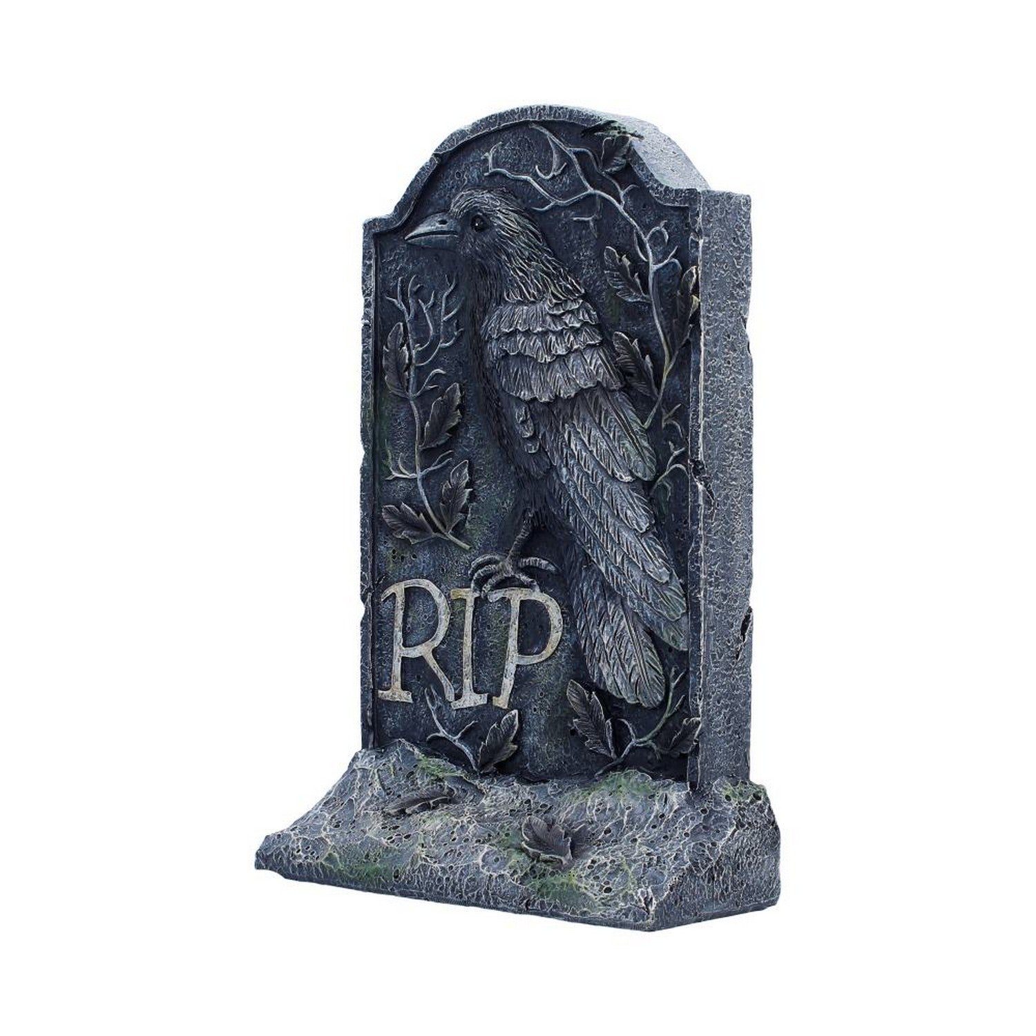 The Last Perch Gothic Raven Gravestone 25.3cm D7499B26