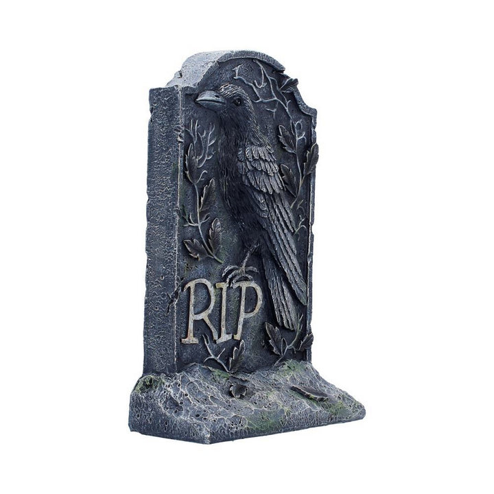 The Last Perch Gothic Raven Gravestone 25.3cm D7499B26
