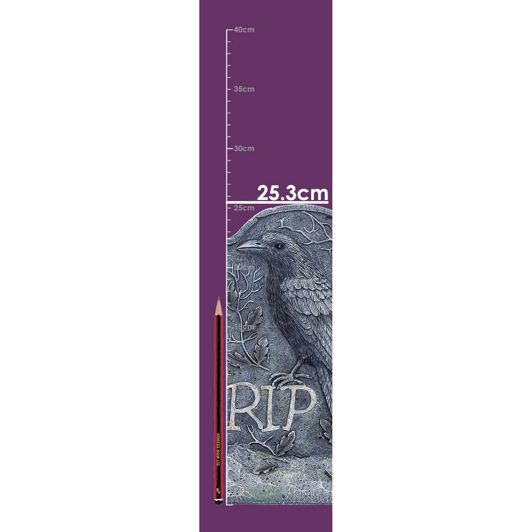 The Last Perch Gothic Raven Gravestone 25.3cm D7499B26