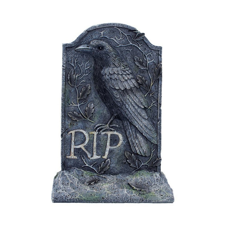 The Last Perch Gothic Raven Gravestone 25.3cm D7499B26