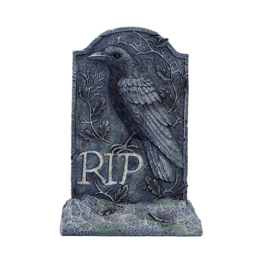 The Last Perch Gothic Raven Gravestone 25.3cm D7499B26
