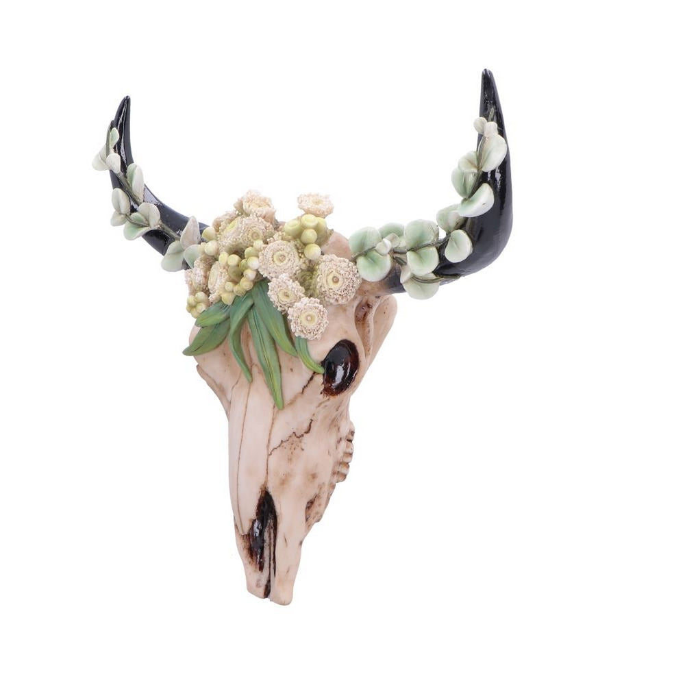 Floral Crown Skull Ornament 27.5cm D7575B26