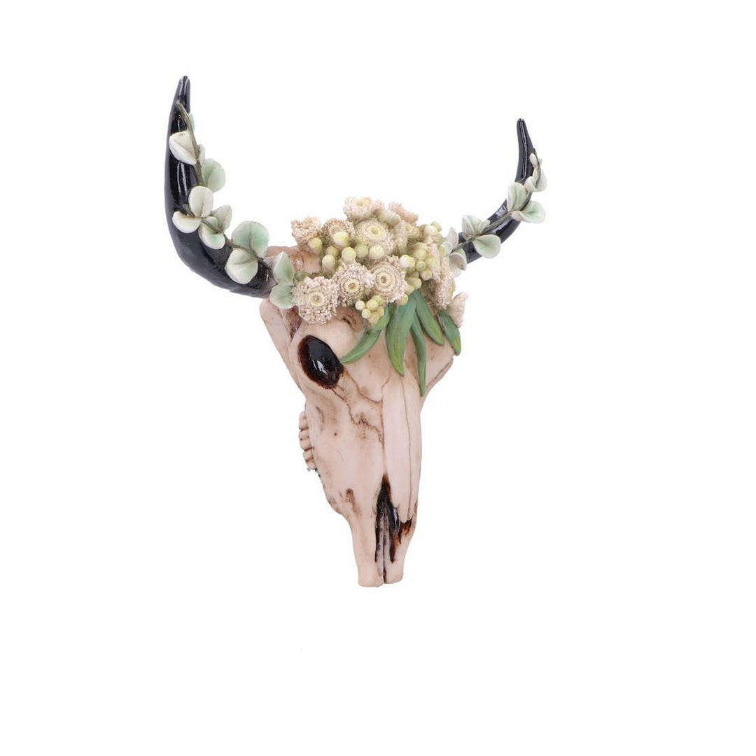 Floral Crown Skull Ornament 27.5cm D7575B26