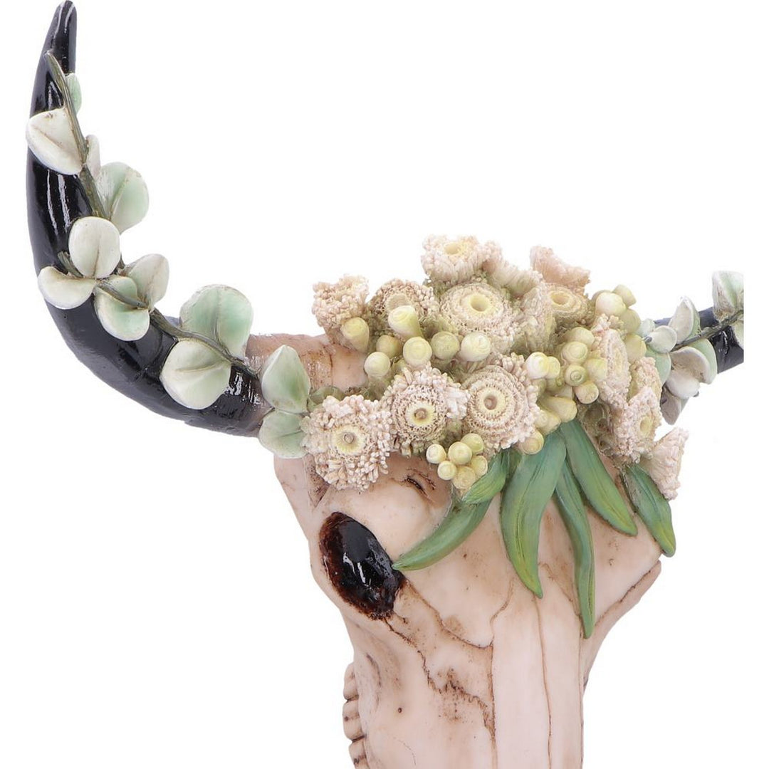 Floral Crown Skull Ornament 27.5cm D7575B26