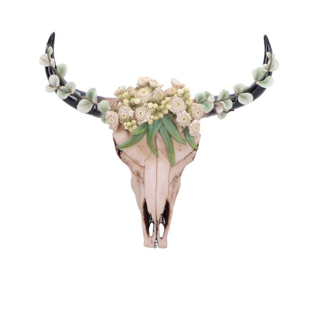 Floral Crown Skull Ornament 27.5cm D7575B26