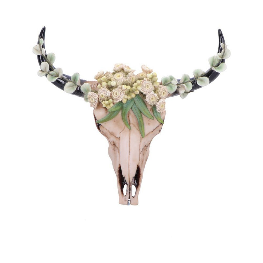 Floral Crown Skull Ornament 27.5cm D7575B26