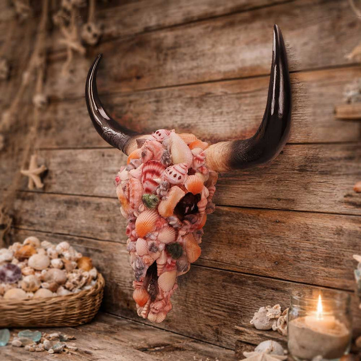 Ocean Crown Skull Ornament 44cm D7576B26