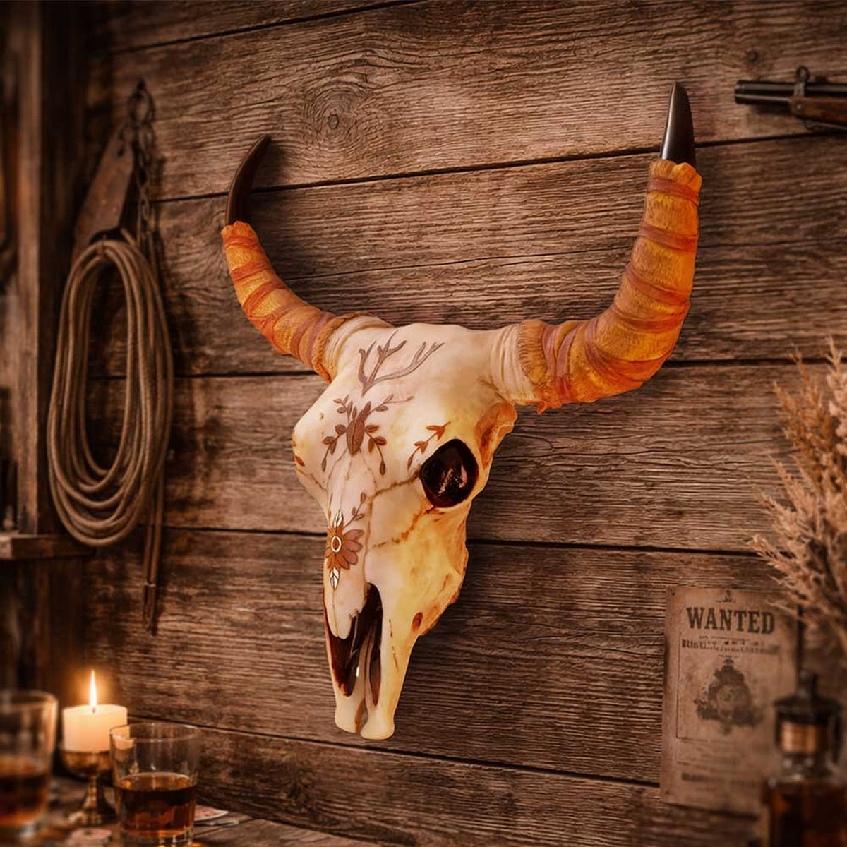Spirit of the South Crown Skull Ornament 42.5cm D7577B26