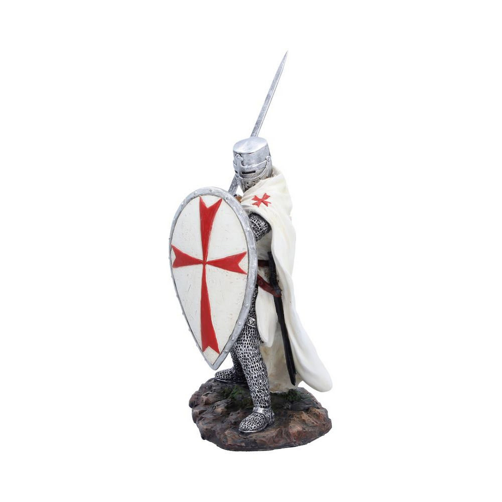 White Knight Templar Figurine 18.5cm D7623B26