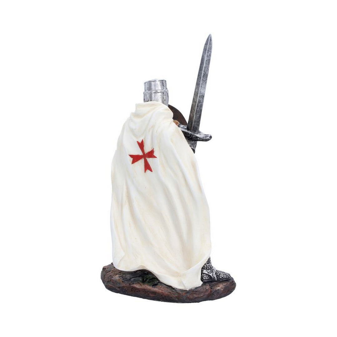 White Knight Templar Figurine 18.5cm D7623B26