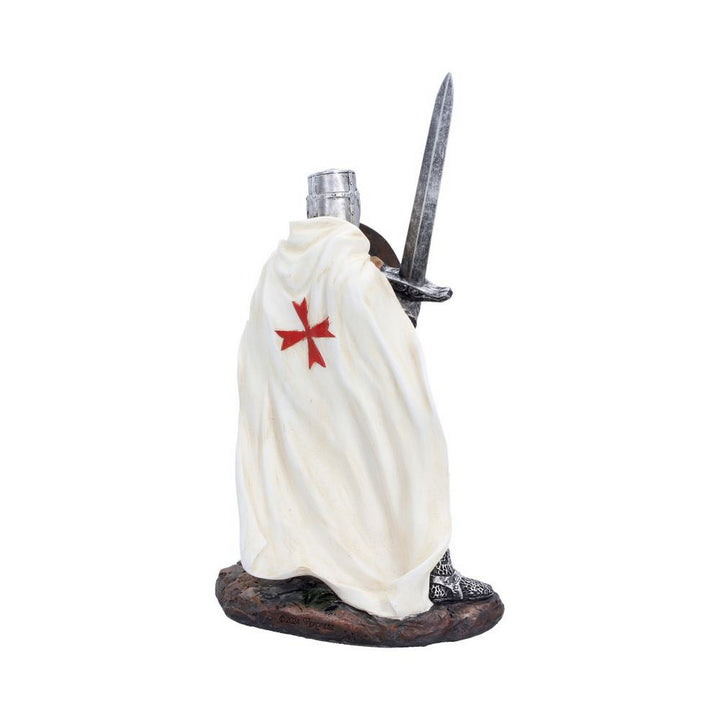 White Knight Templar Figurine 18.5cm D7623B26