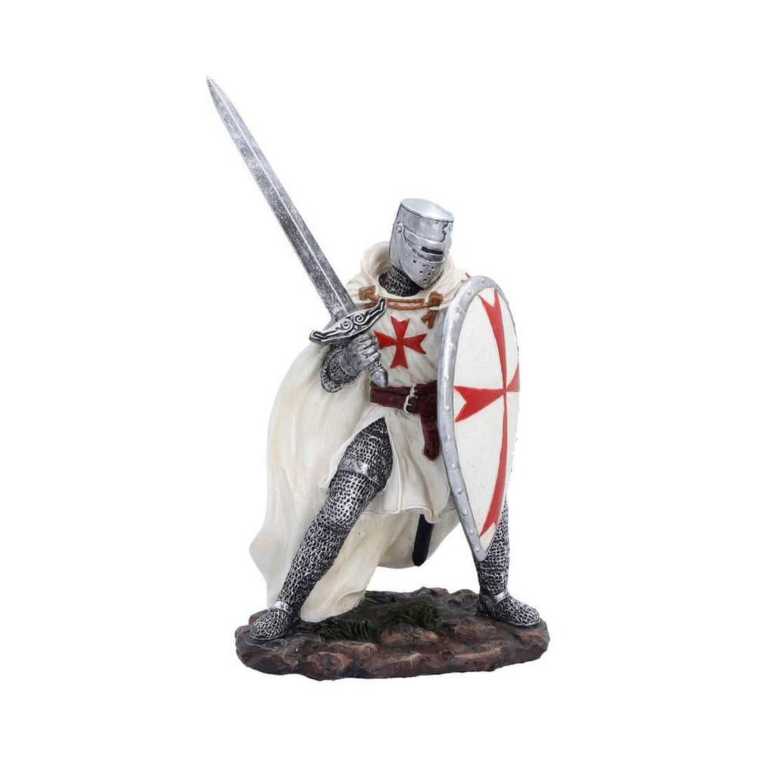 White Knight Templar Figurine 18.5cm D7623B26
