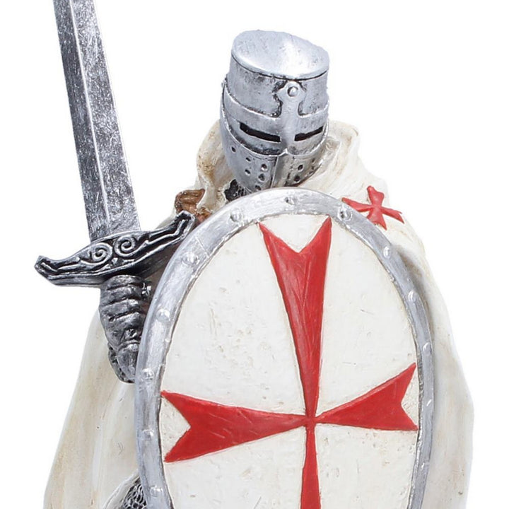White Knight Templar Figurine 18.5cm D7623B26