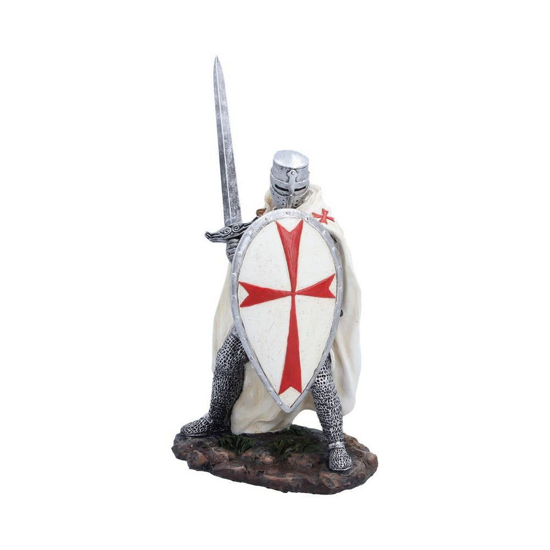 White Knight Templar Figurine 18.5cm D7623B26