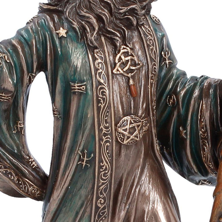 The Sorcerer Bronze Figurine 20cm D7624B26