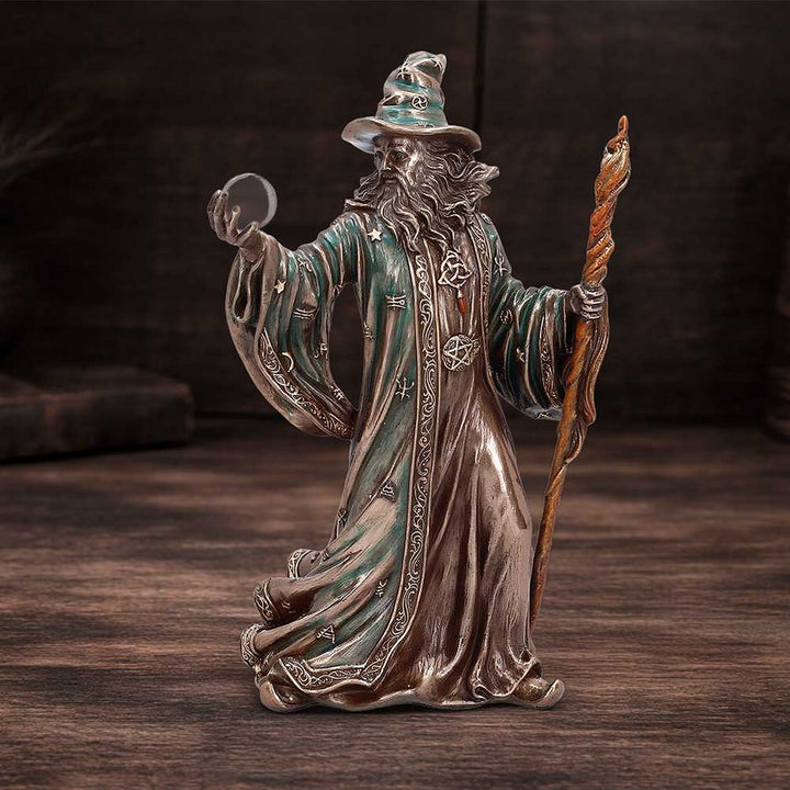 The Sorcerer Bronze Figurine 20cm D7624B26