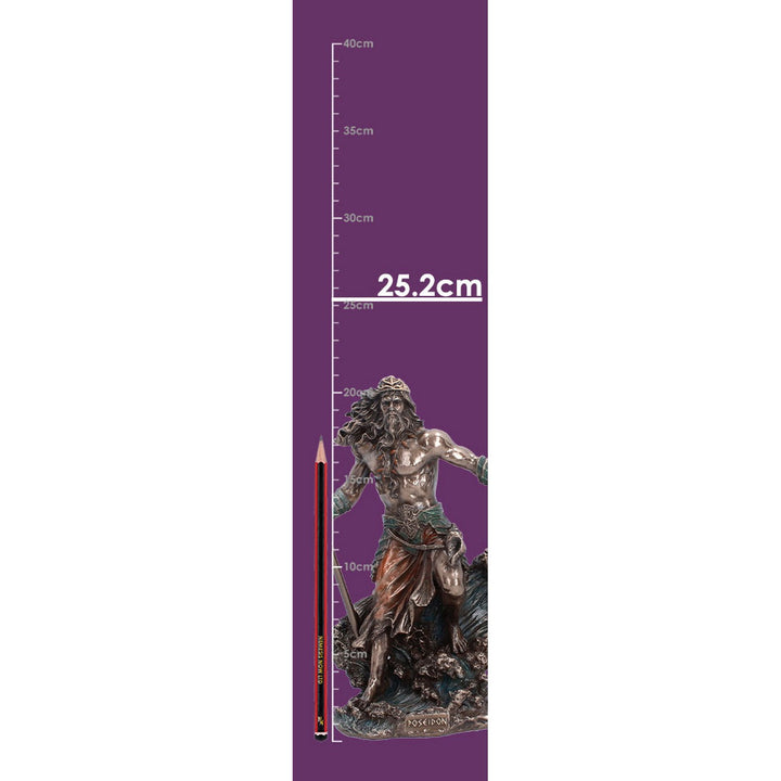 Poseidon Greek God of the Sea Figurine 25.2cm D7628B26