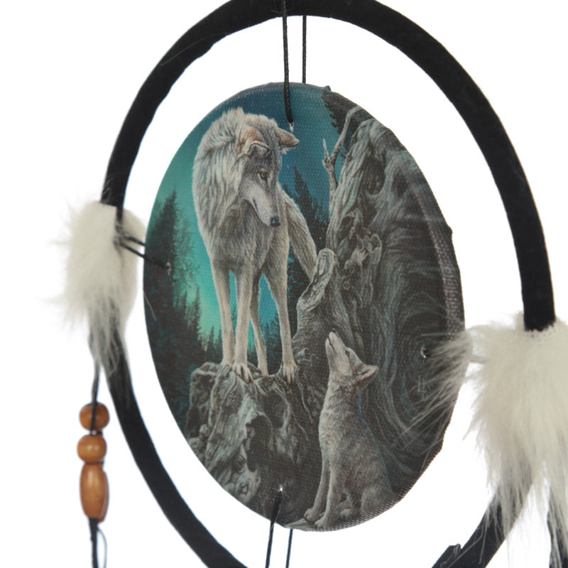 Lisa Parker Guidance Wolf Design Dreamcatcher 16cm DCPA06X