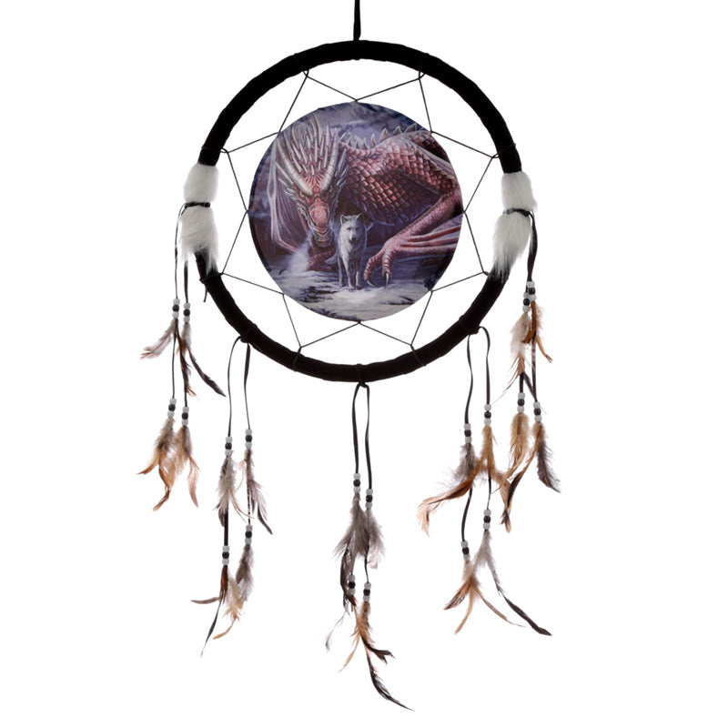 Lisa Parker Alliance Dragon & Wolf Dreamcatcher 33cm DCPB02M