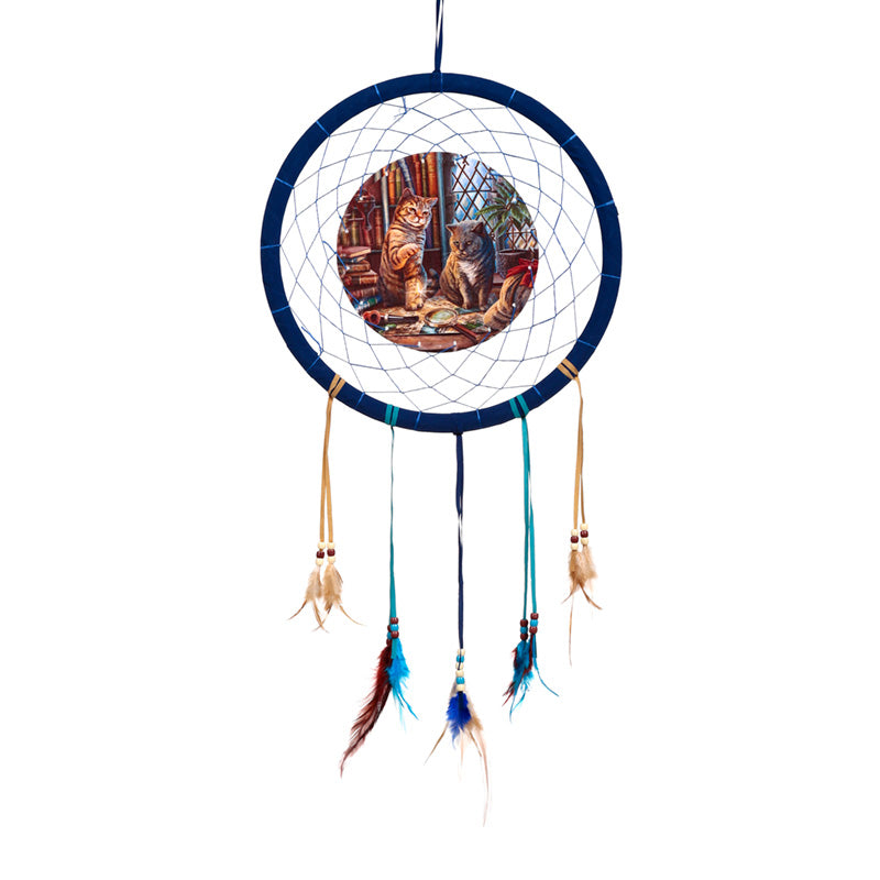 Lisa Parker Purrlock Holmes Cat Dreamcatcher 33cm DCPB02W