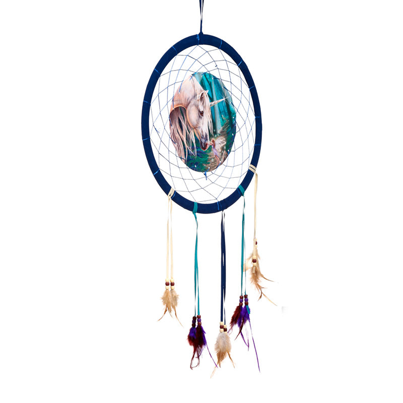 Lisa Parker Fairy Whispers Unicorn Dreamcatcher 33cm DCPB02Y