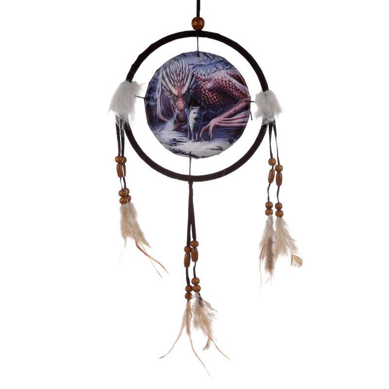 Lisa Parker Alliance Dragon & Wolf Dreamcatcher 16cm DCPB06M