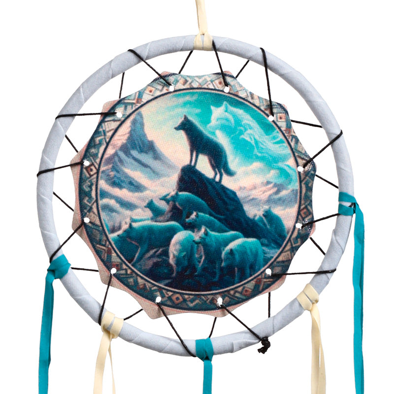 Spirit of the Wolf Pack Dreamcatcher 16cm DCPB06S