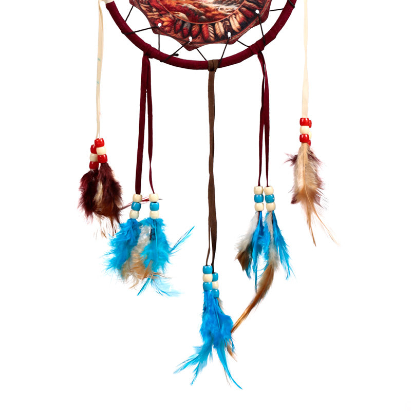 Autumnal Wolf Dreamcatcher 16cm DCPB06T