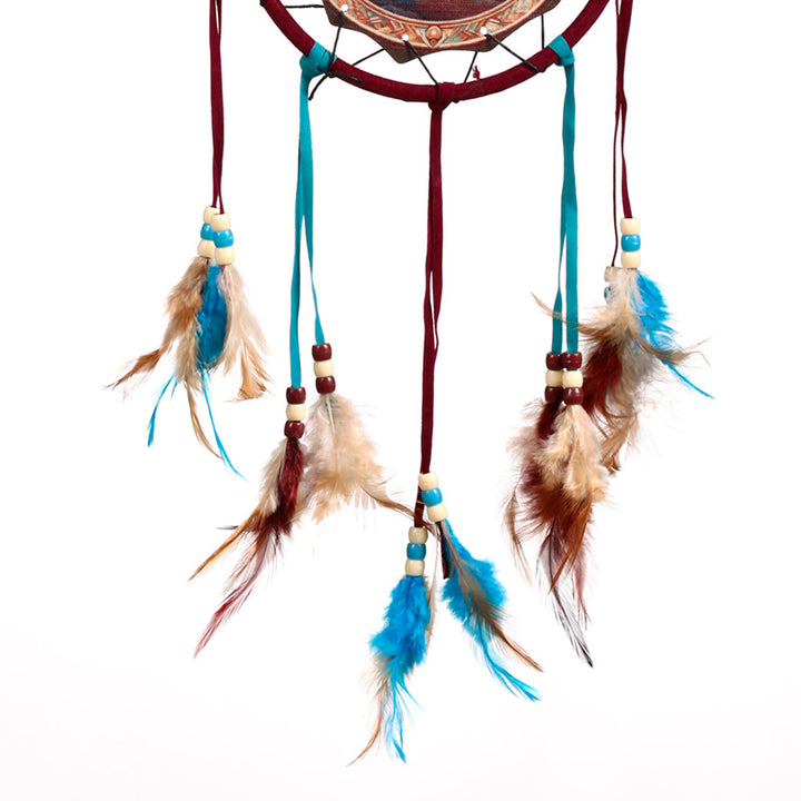 Mountain Wolf Dreamcatcher 16cm DCPB06V