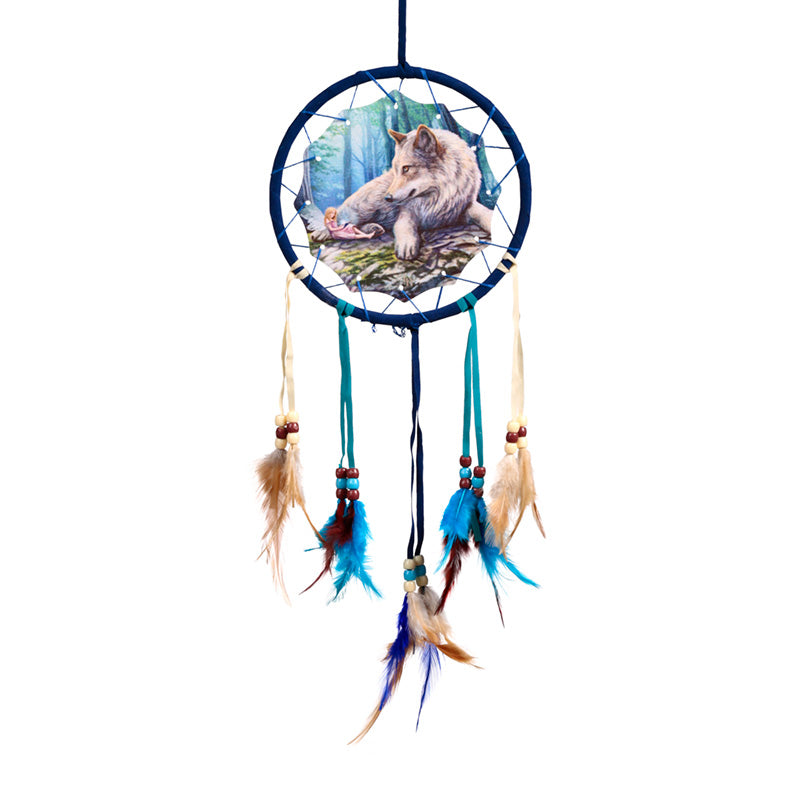 Lisa Parker Fairy Stories Wolf & Fairy Dreamcatcher 16cm DCPB06X
