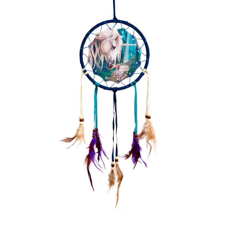 Lisa Parker Fairy Whispers Unicorn Dreamcatcher 16cm DCPB06Y