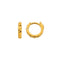 Gold hoop earrings 