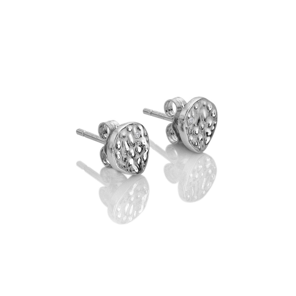 Sterling Silver Marble Earrings DE861