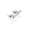 Hot Diamonds Sterling Silver White Topaz Lustre Earrings DE877