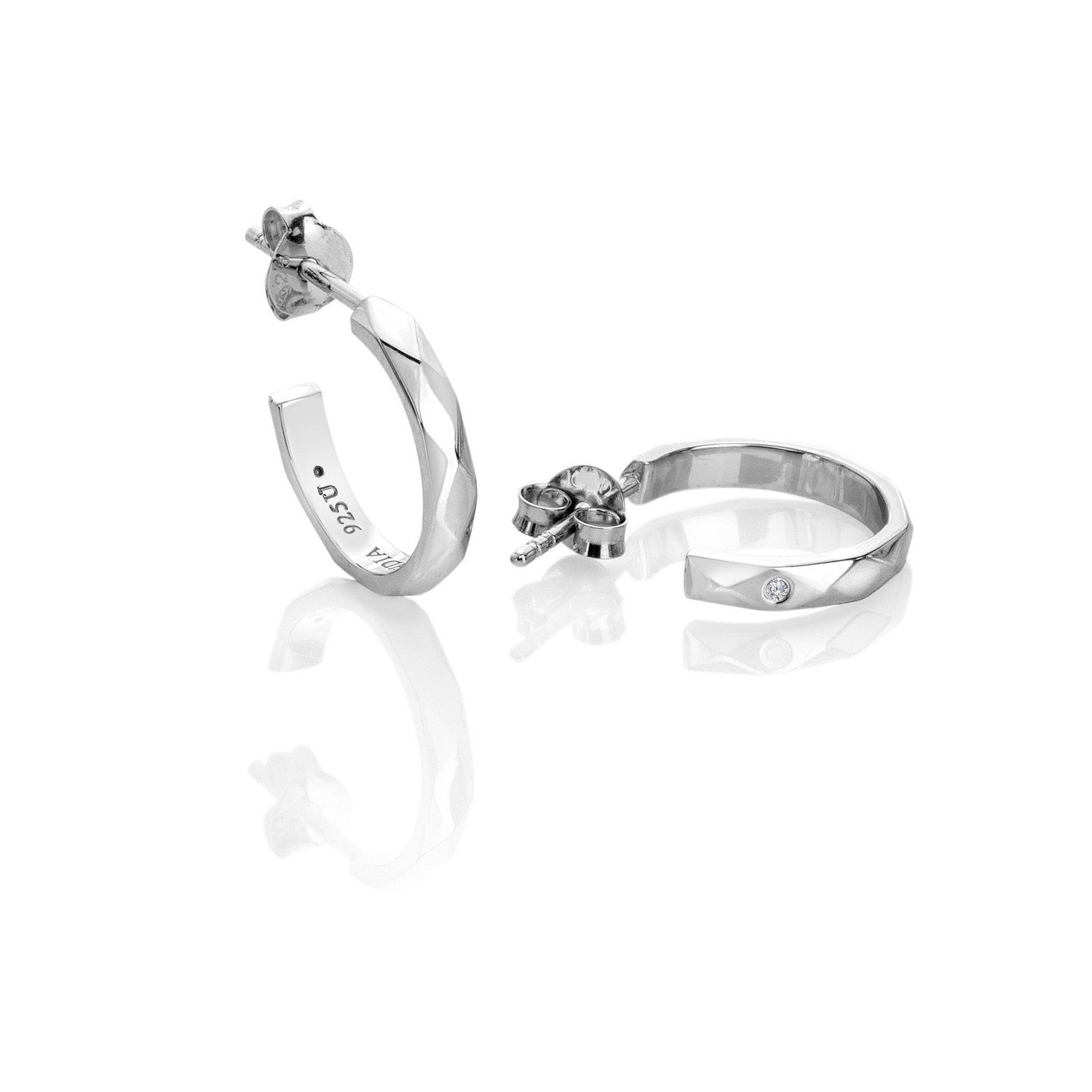 Hot Diamonds Sterling Silver Harlequin Earrings DE882