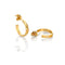 HD x Gold Plateden Edit Sterling Silver 18ct Gold Plated Harlequin Earrings DE883