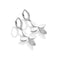 Hot Diamonds Sterling Silver White Topaz Eden Drop Earrings DE891