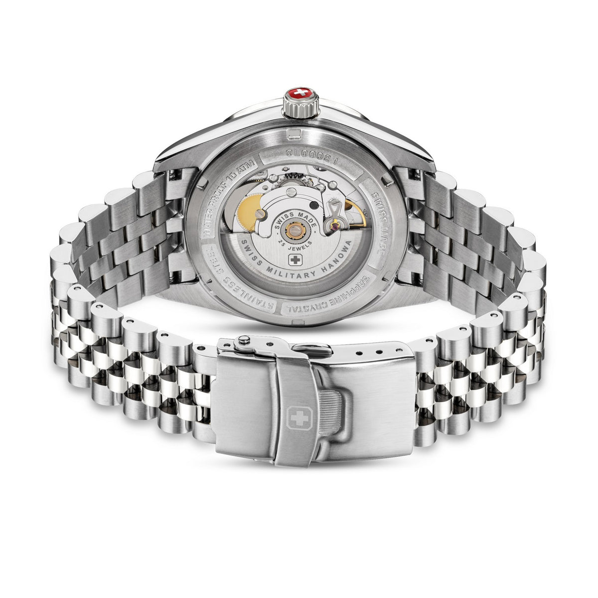 Swiss Military Diligenter Silver Blue Watch SMWGL0002102