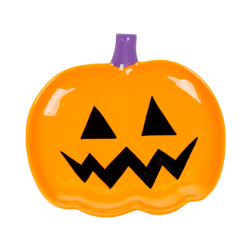 Spooky Pumpkin Ceramic Dish DISH04