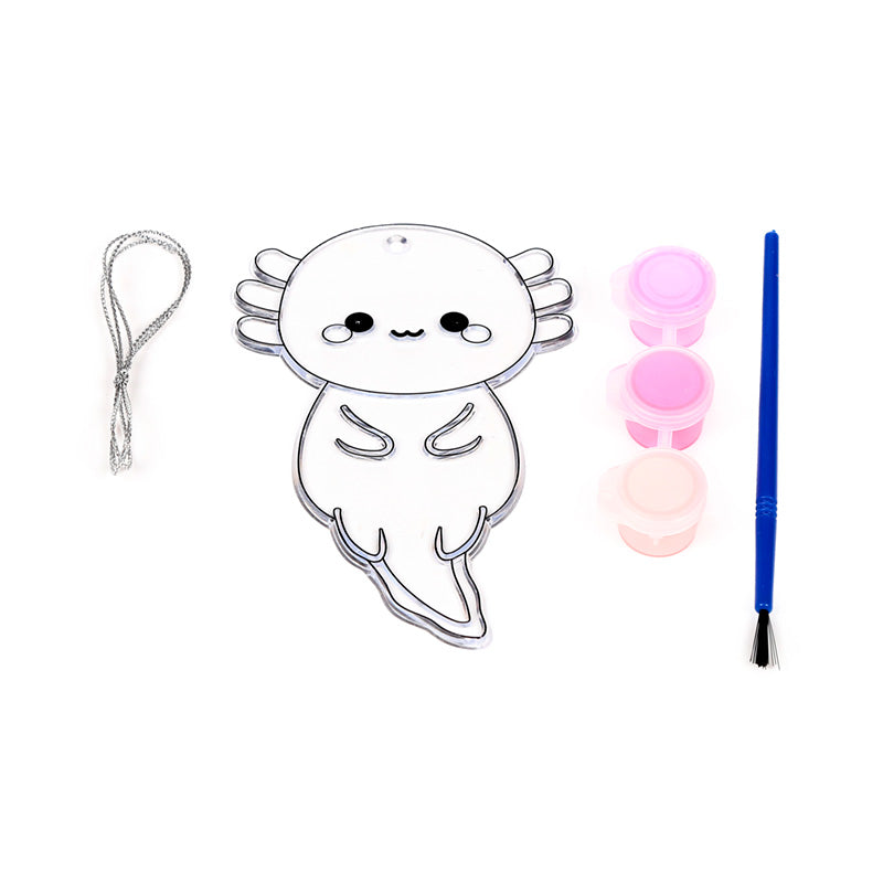 Adoramals Maddie the Axolotl Paint Your Own DIY Suncatcher DIY04