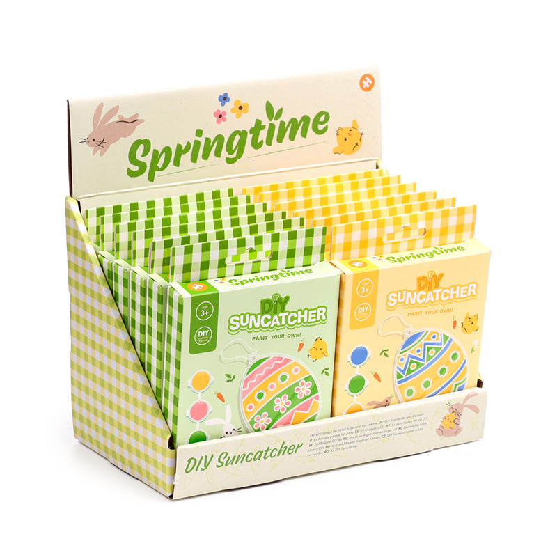 Springtime Easter Egg Paint Your Own DIY Suncatcher DIY07