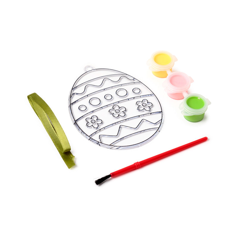 Springtime Easter Egg Paint Your Own DIY Suncatcher DIY07