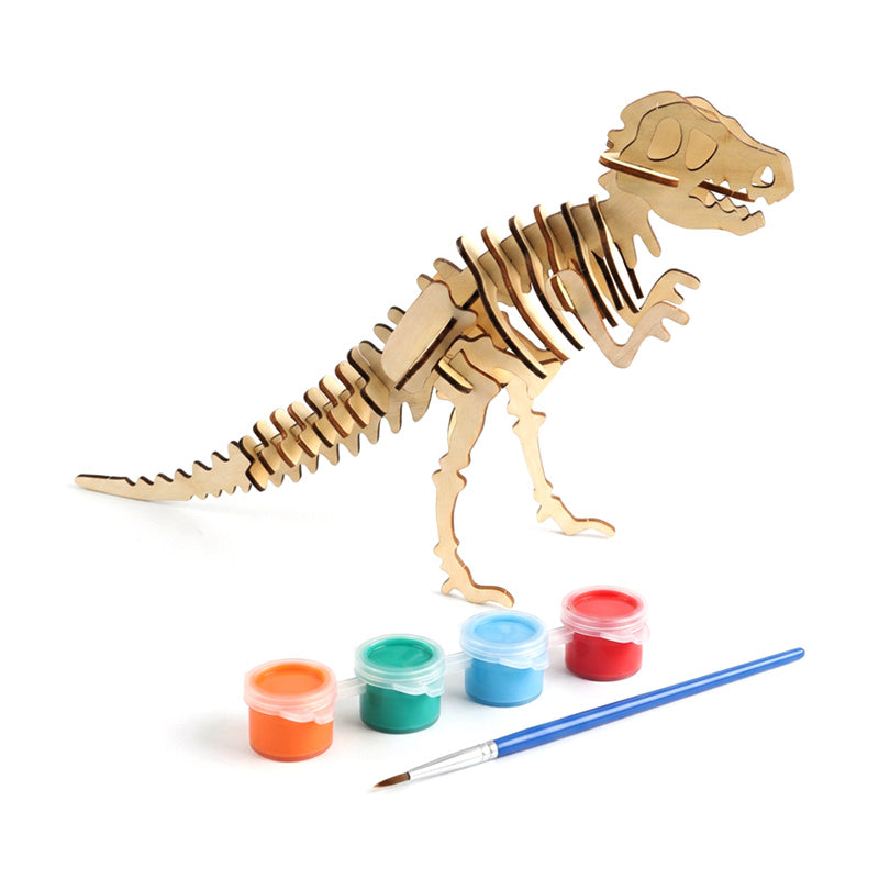 Dinosaur Skeleton Paint Your Own DIY Puzzle Decoration DIY10