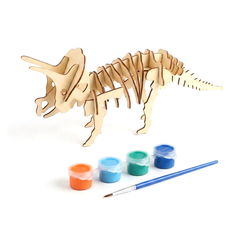 Dinosaur Skeleton Paint Your Own DIY Puzzle Decoration DIY10