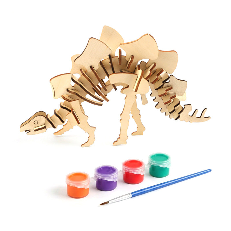 Dinosaur Skeleton Paint Your Own DIY Puzzle Decoration DIY10