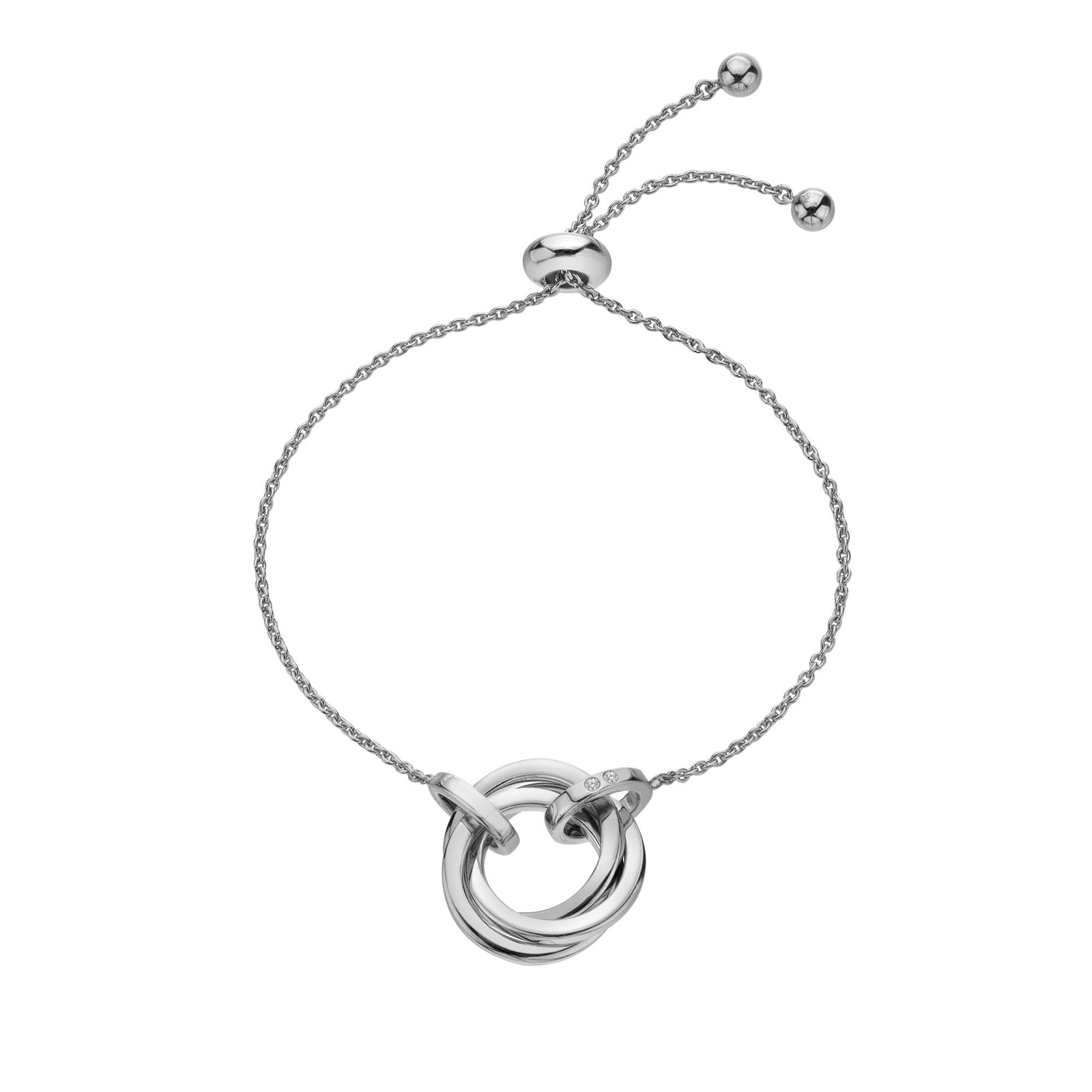 Sterling Silver Trio Bracelet DL706