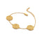 HD x Gold Plateden Edit Sterling Silver 18ct Gold Plated Athena Bracelet DL724