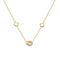 Gold necklace with a unique pendant 